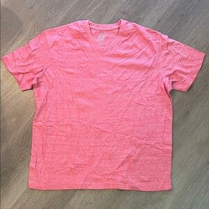 Beverly Hills Polo Club Men's Pink V-Neck T-Shirt XXL